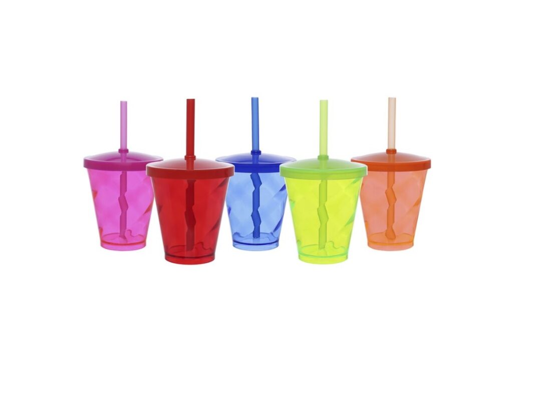 Copo com Canudo 350ml