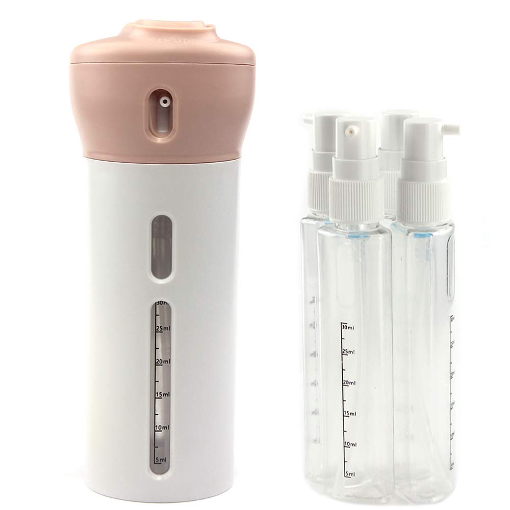Miniatura de imagem do produto Dispenser Portátil de Viagem 4 em 1 para Shampoo, Creme e Sabonete