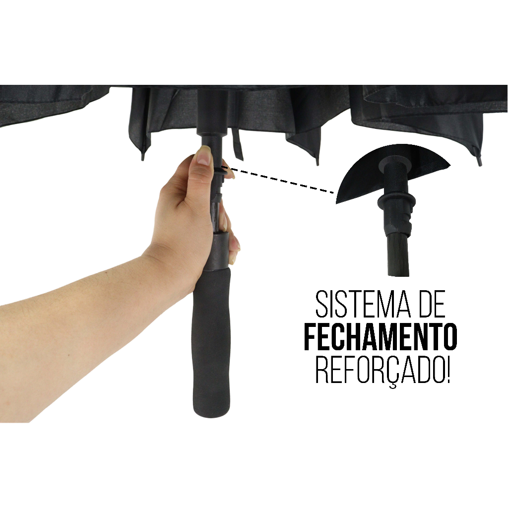 Miniatura de imagem do produto Guarda-Chuva Portaria Automático Reforçado – Exclusivo