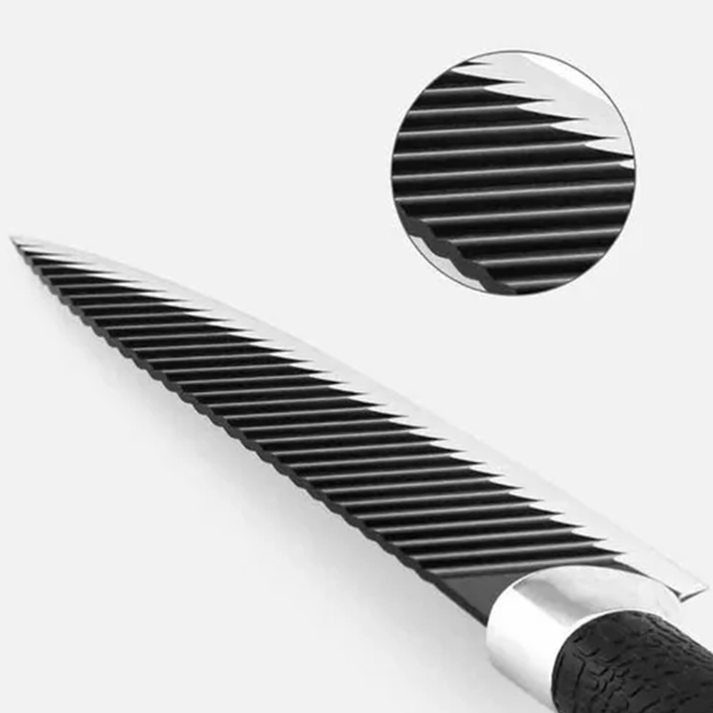 Miniatura de imagem do produto Conjunto de Facas de Revestimento Antiaderente C/ 6 peças de Aço Inoxidável