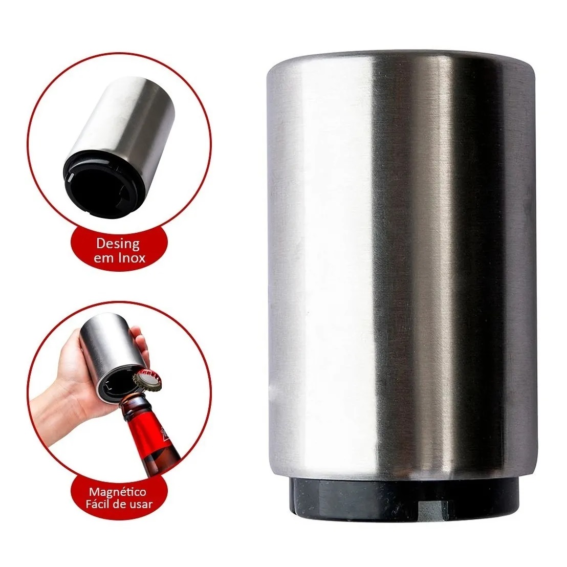 Miniatura de imagem do produto Abridor de Garrafa Automático Magnético de Plástico