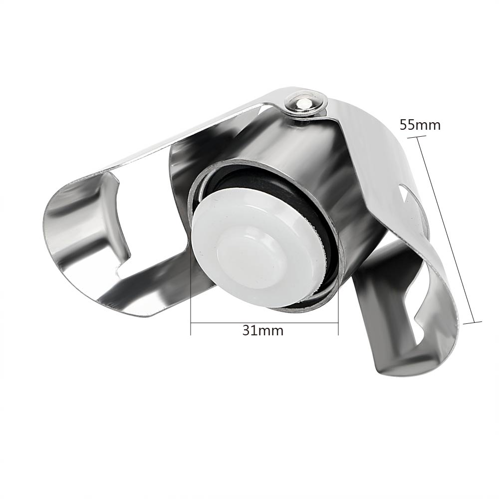 Miniatura de imagem do produto Tampa Pressão a Vacuo Rolha em Inox Para Garrafa Champagne Vinho