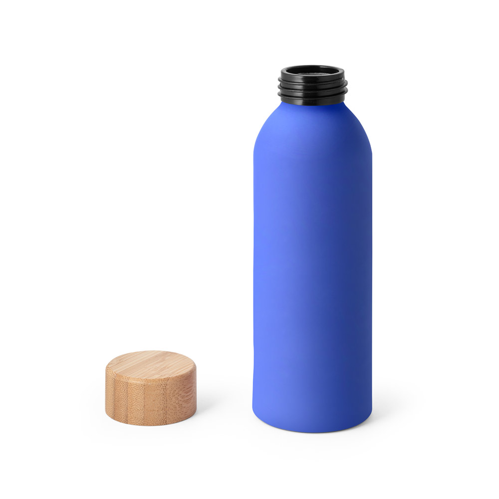 Miniatura de imagem do produto Garrafa Em Alumínio Com Tampa Em Bambu 550 ml