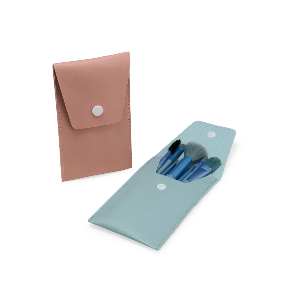 Imagem do produto Kit Pincel de Maquiagem 8 Peças com Estojo