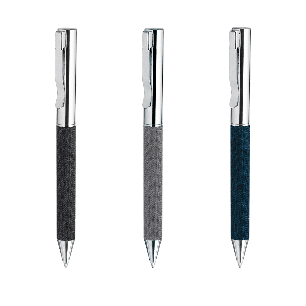 Caneta Metal com Estojo de tecido