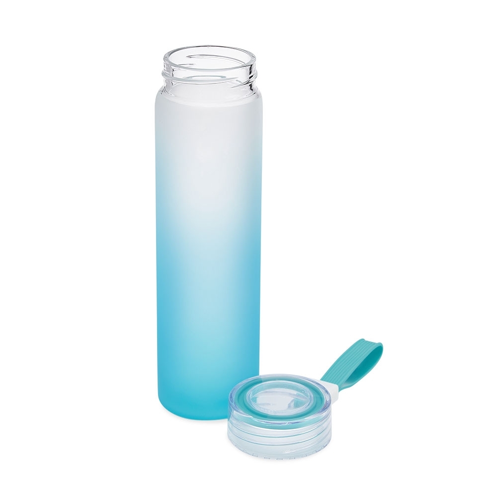 Miniatura de imagem do produto Garrafa de Vidro 470ml com Alça de Silicone