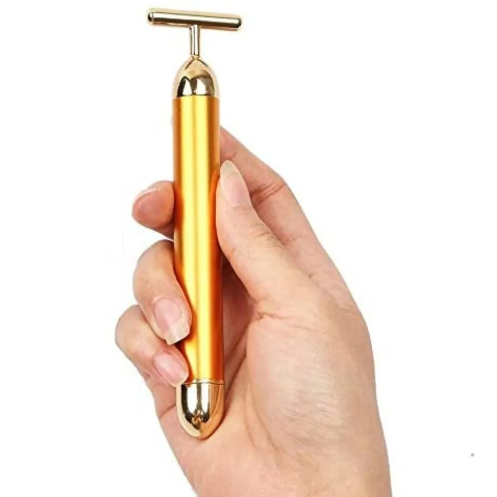 Miniatura de imagem do produto Massageador Facial Elétrico Gold 24k Harmonização Anti-rugas