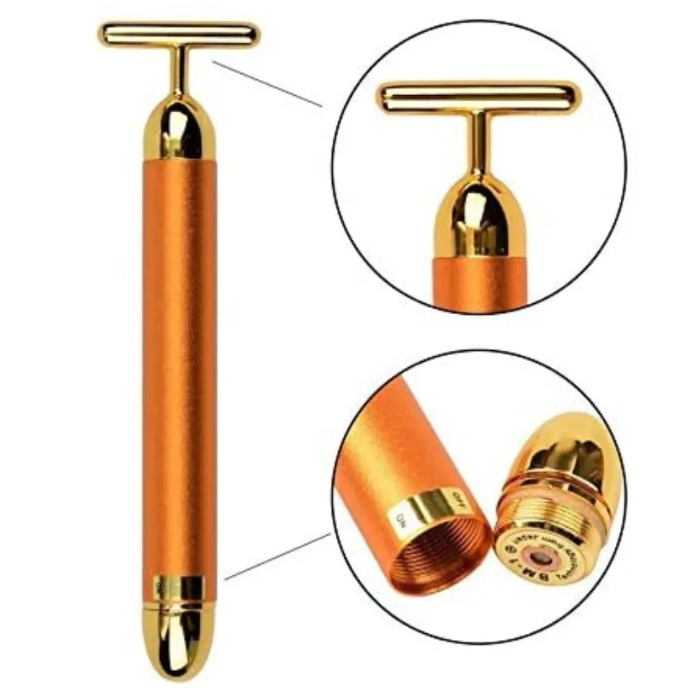 Miniatura de imagem do produto Massageador Facial Elétrico Gold 24k Harmonização Anti-rugas