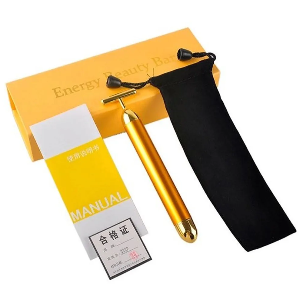 Miniatura de imagem do produto Massageador Facial Elétrico Gold 24k Harmonização Anti-rugas