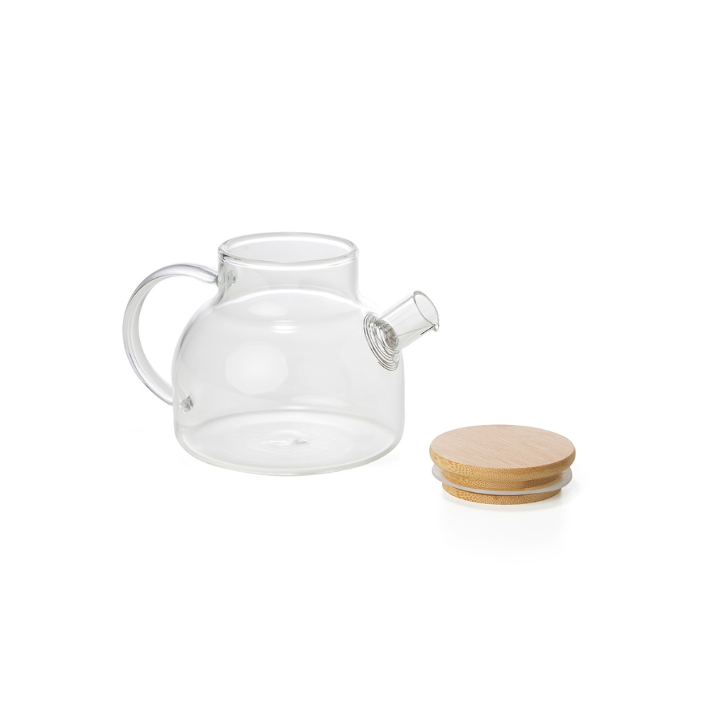 Miniatura de imagem do produto Chaleira de Vidro 1L borossilicato com Tampa