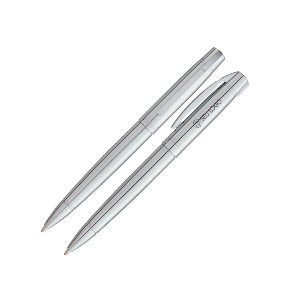 Miniatura de imagem do produto Caneta Crown Master Chrome Esferográfica – Original