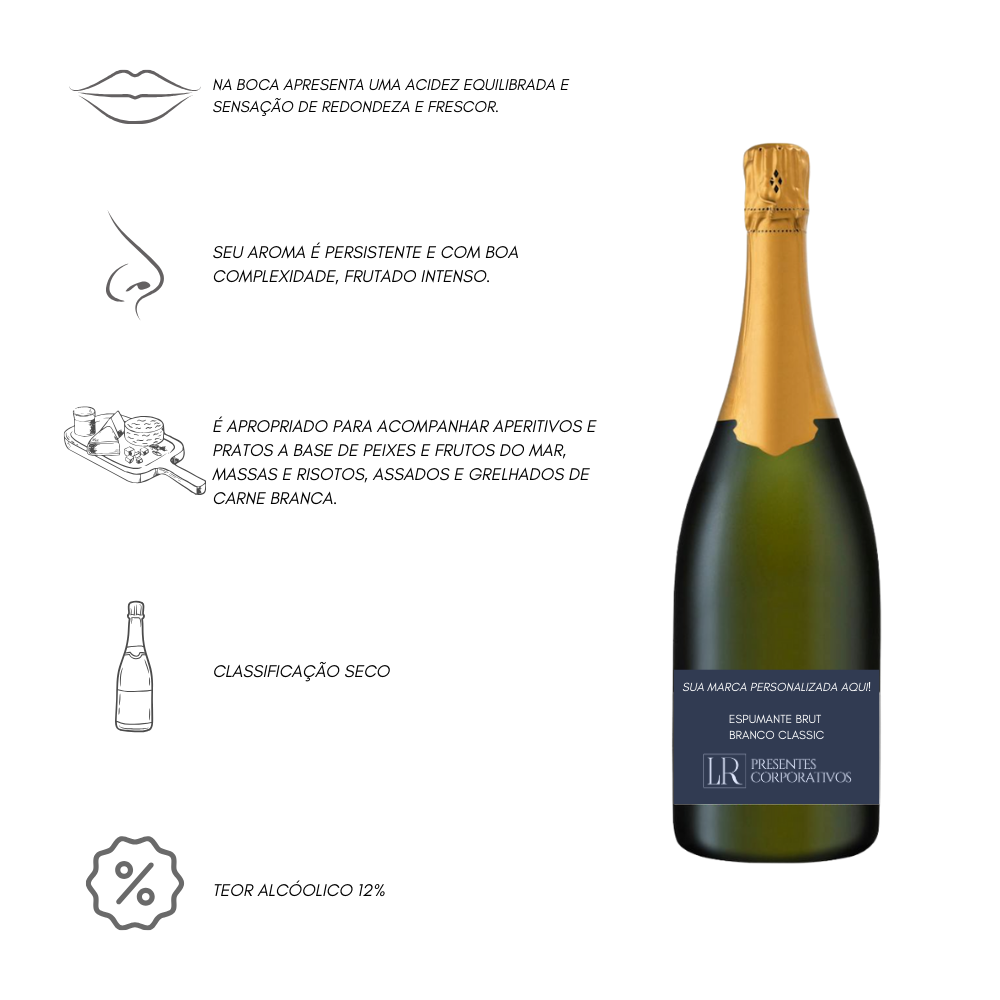 Miniatura de imagem do produto Kit Champagne 750ml e 1 Taça de Vidro