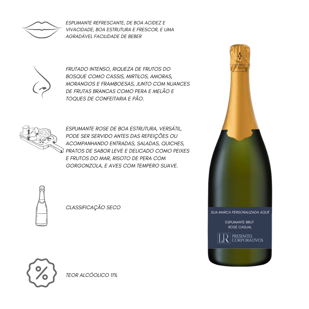 Miniatura de imagem do produto Kit Champagne 750ml e 1 Taça de Vidro